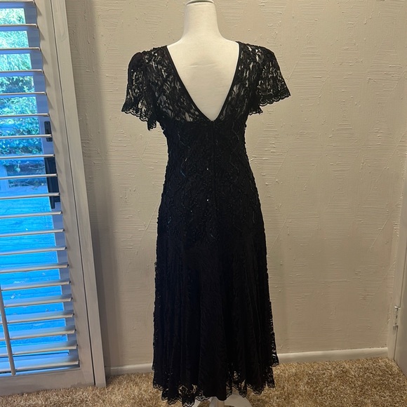 Vintage HW Collections Black Lace Dress - Picture 2 of 11
